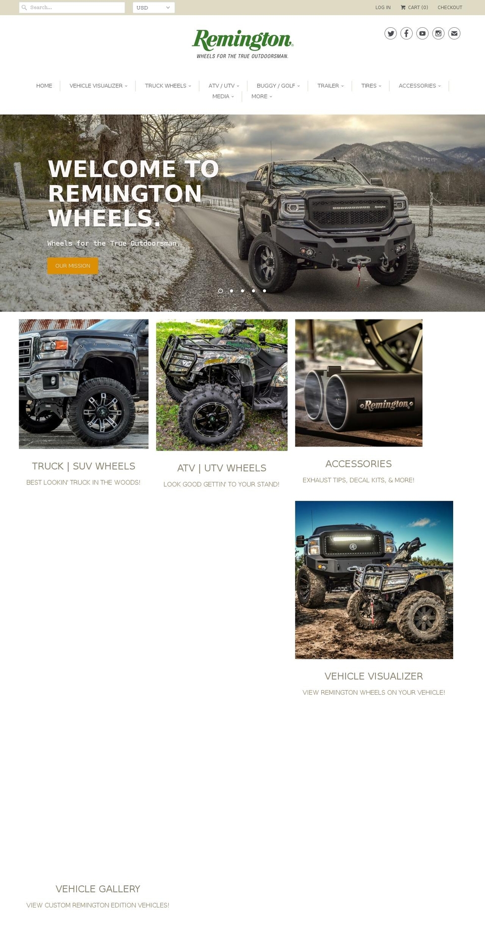 remingtonoffroad.com shopify website screenshot