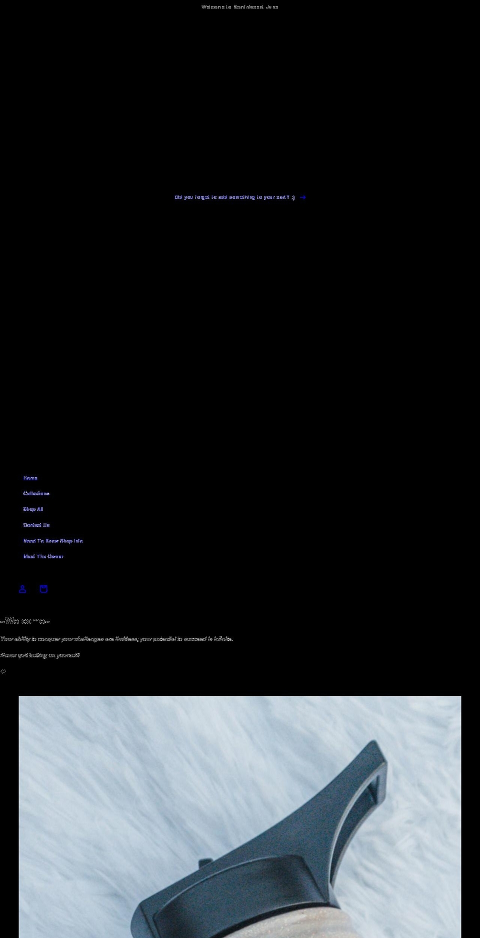 reminiscentjune.com shopify website screenshot