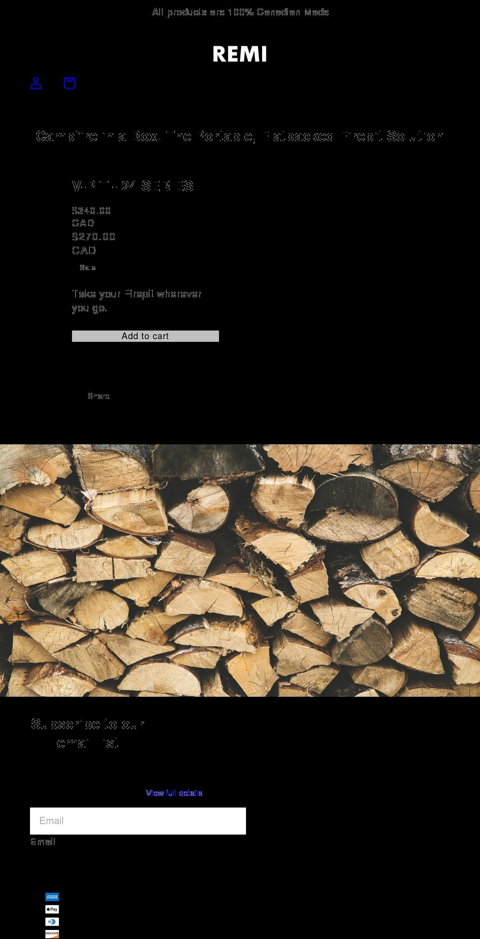 remiproducts.com shopify website screenshot