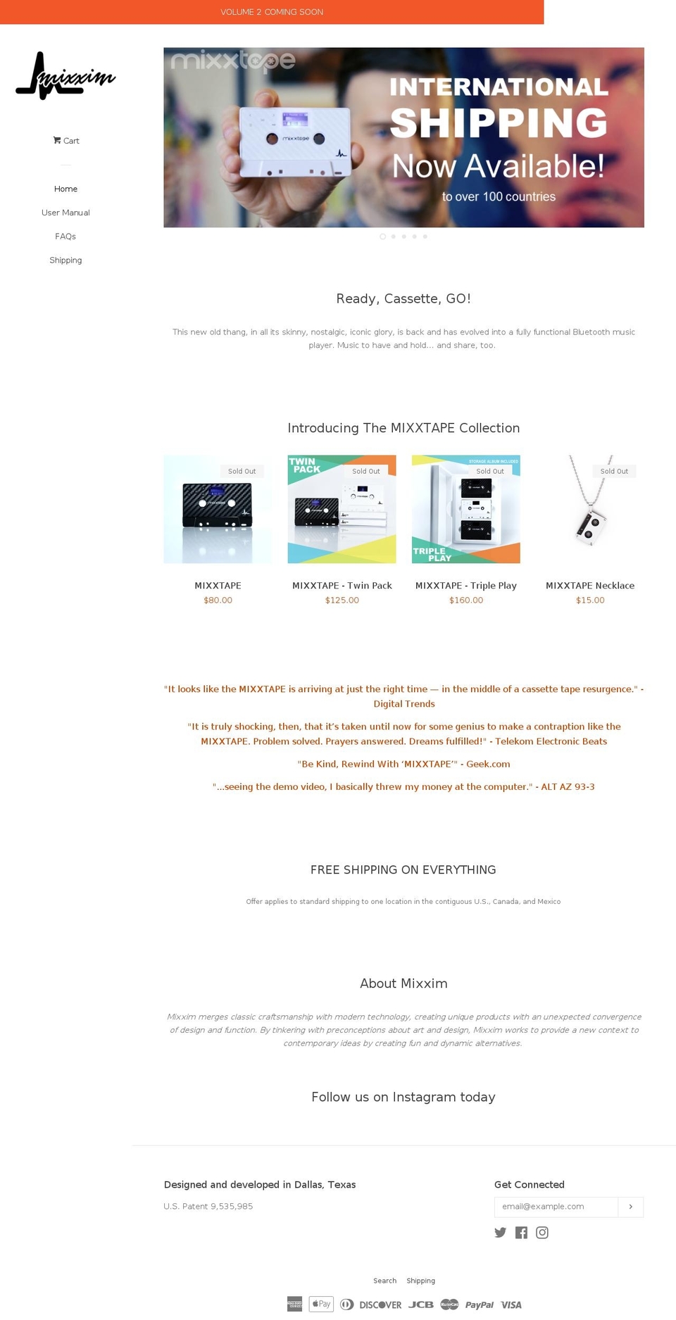 remixtape.com — Shopify storefront screenshot