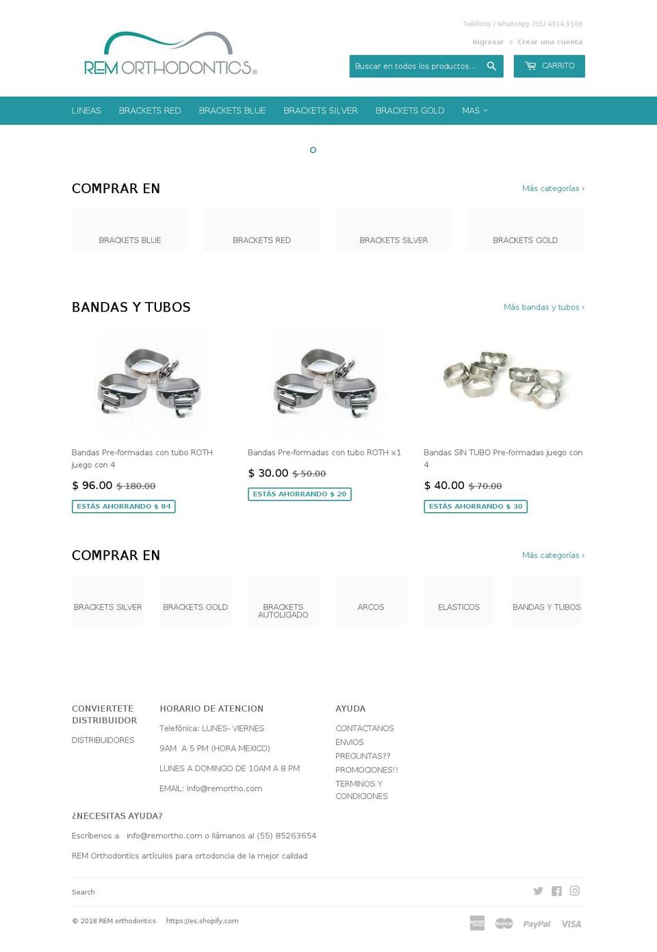 remortho.com — Shopify storefront screenshot