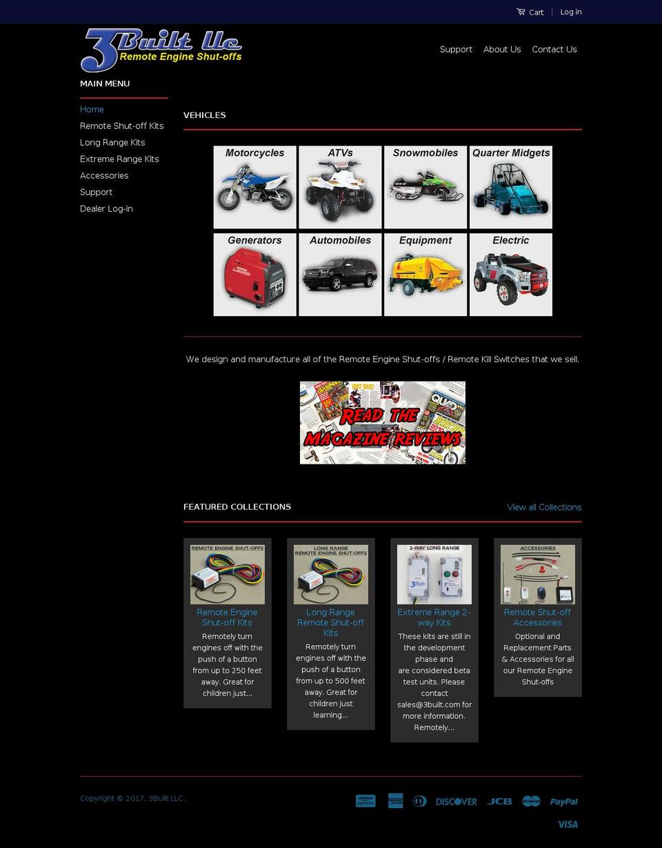 remoteengineshutoff.com shopify website screenshot
