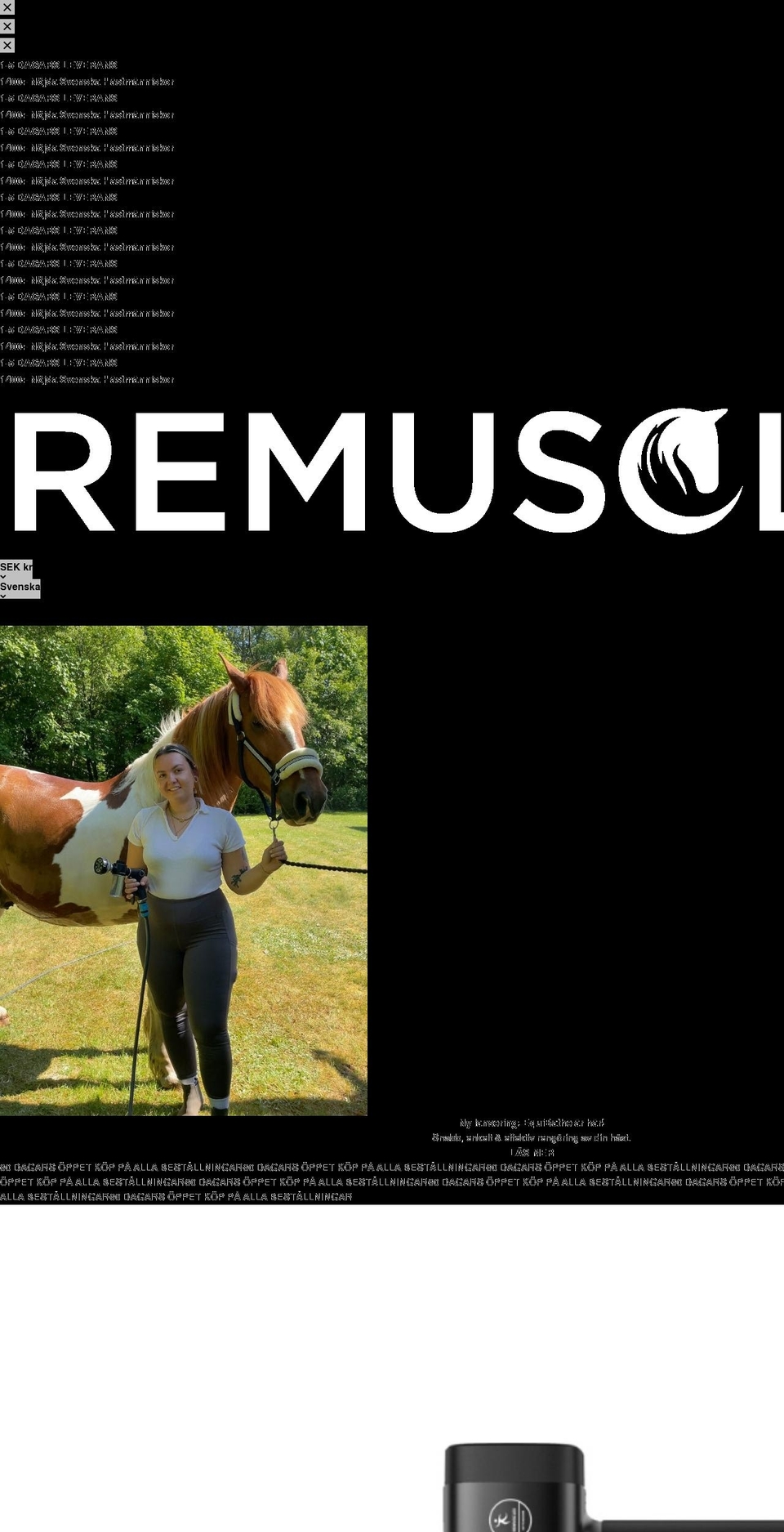 remuscles.com shopify website screenshot