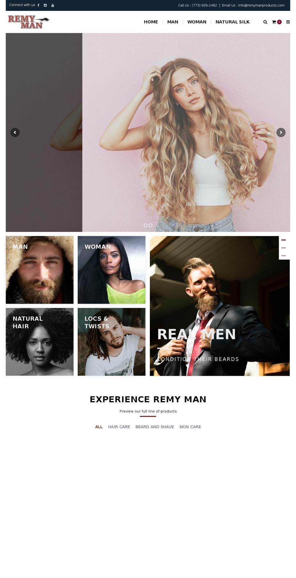 Remy Man Shopify theme site example remymp.com