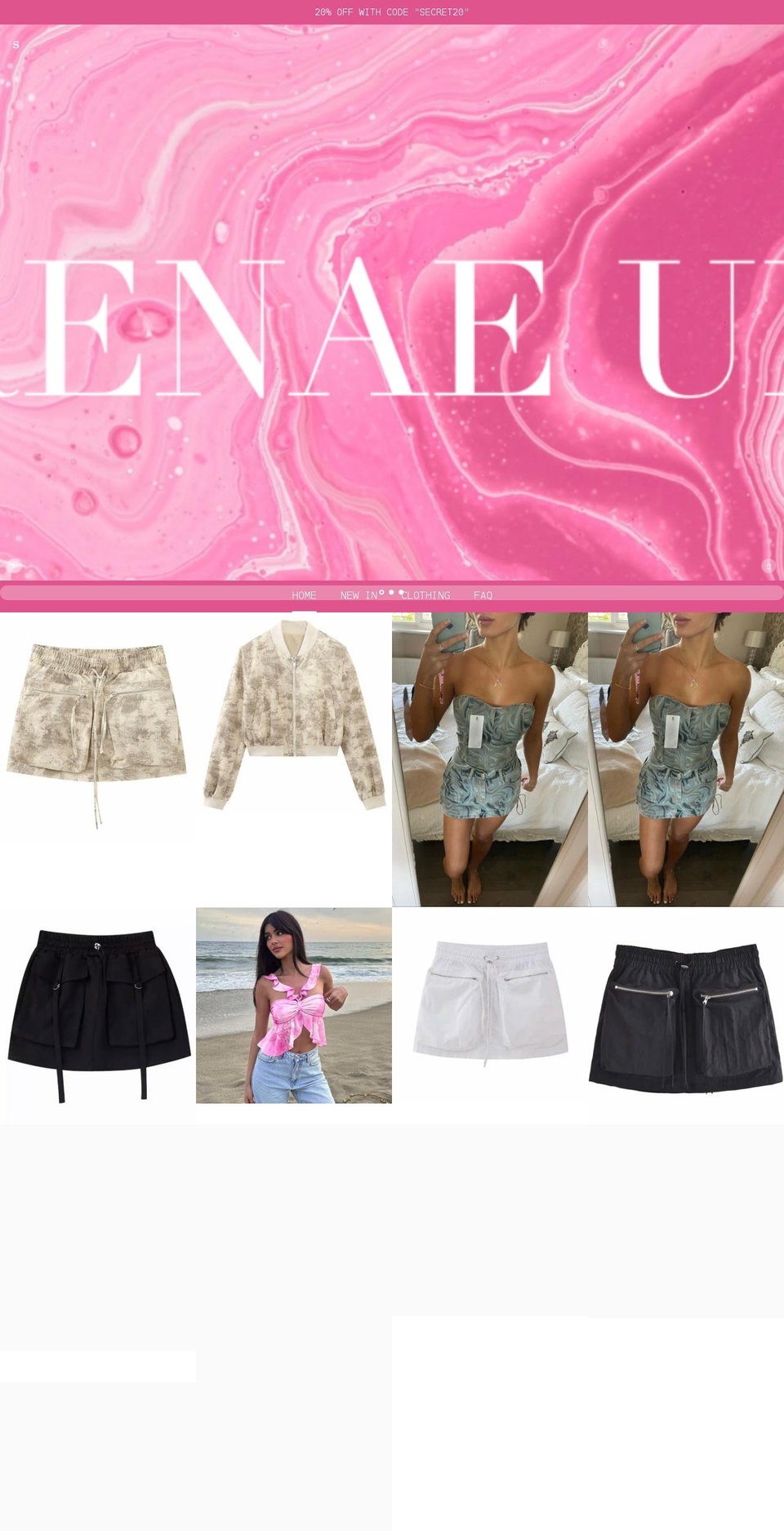 renaeuk.co.uk shopify website screenshot
