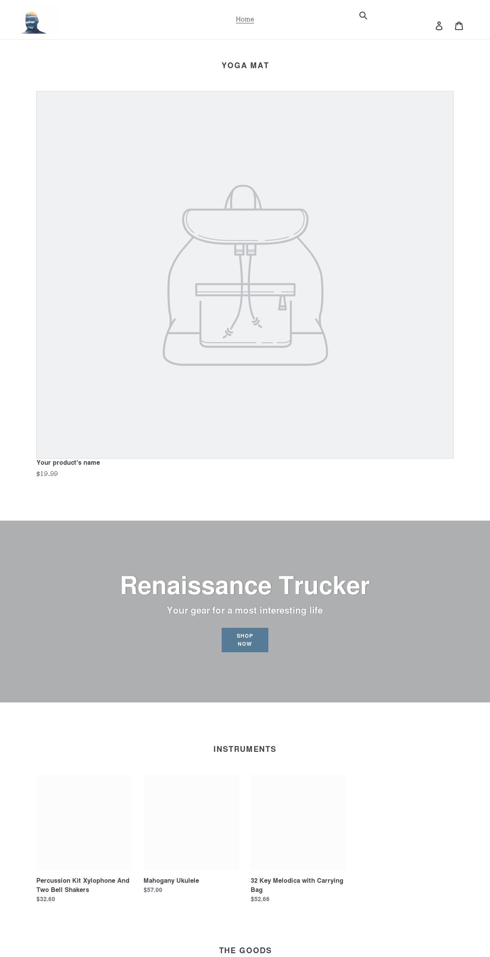 renaissancetruckershop.com shopify website screenshot