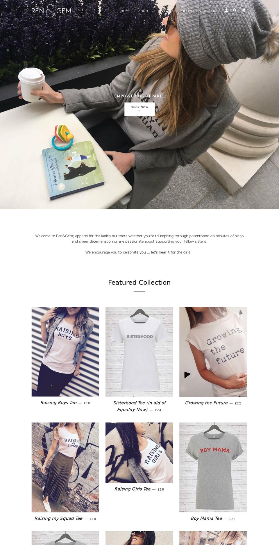 renandgem.com shopify website screenshot