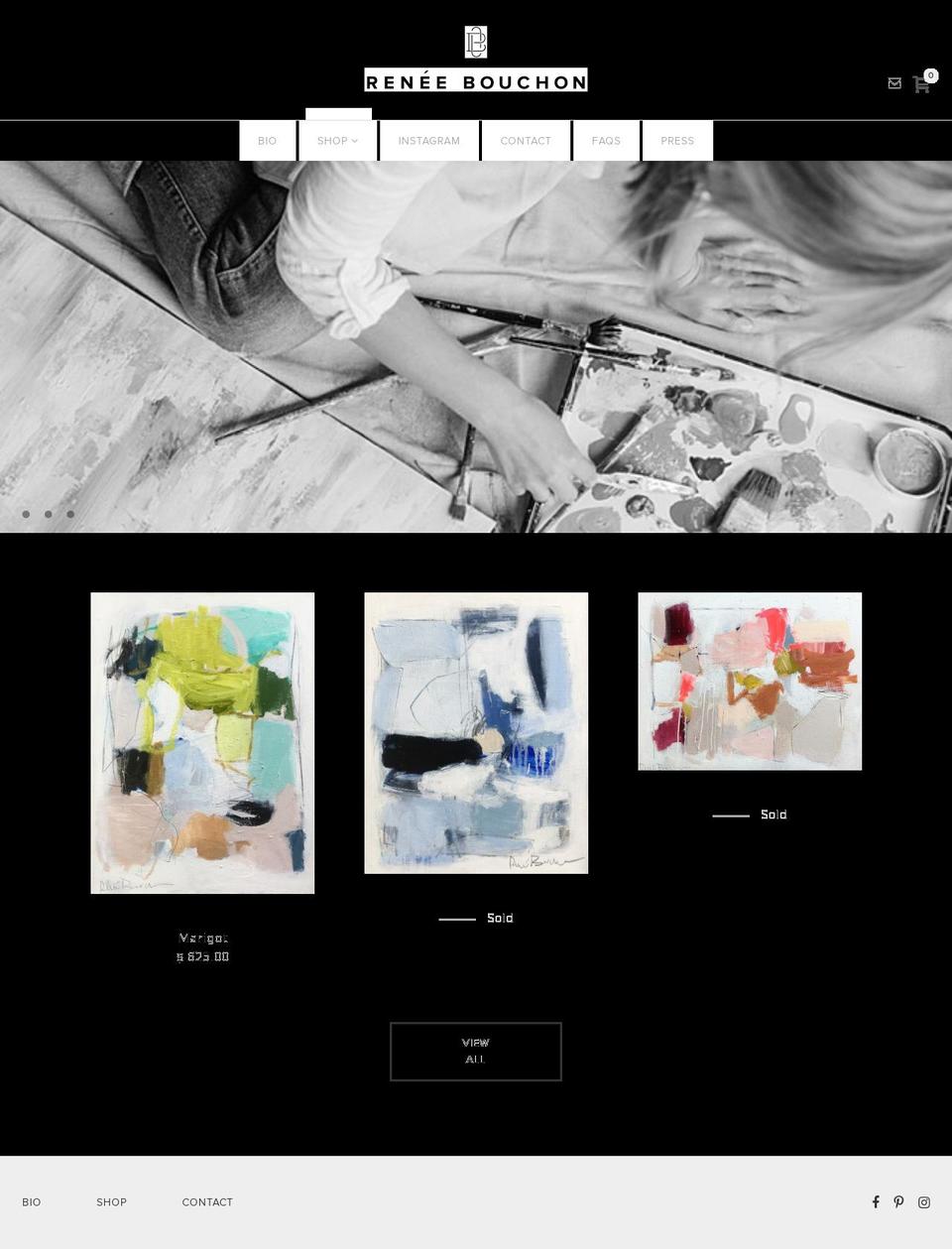 reneebouchon.com shopify website screenshot