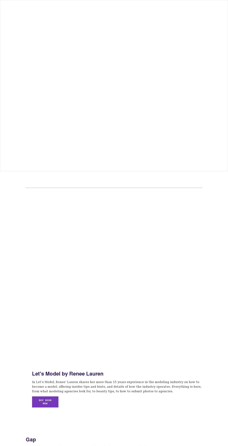 reneelauren.com shopify website screenshot