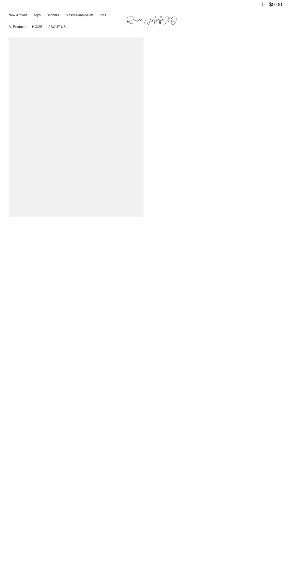 reneenichellexo.com shopify website screenshot