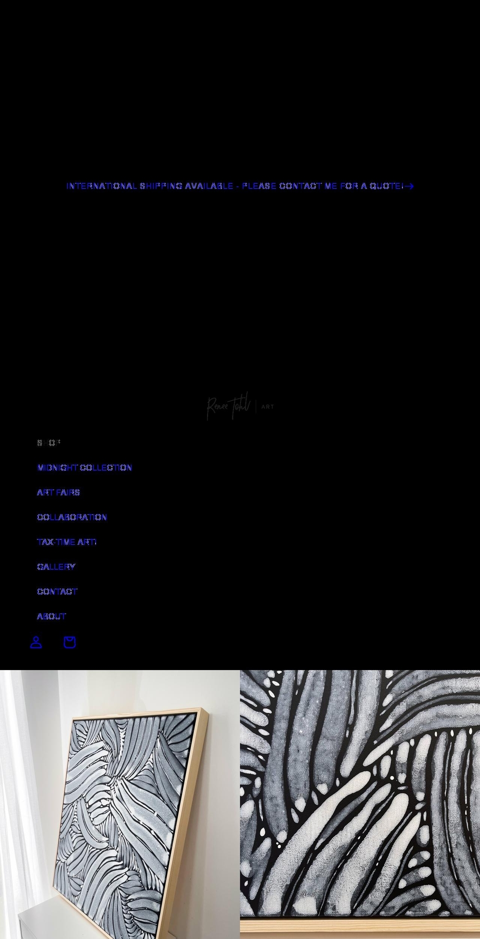 reneetohl.com shopify website screenshot