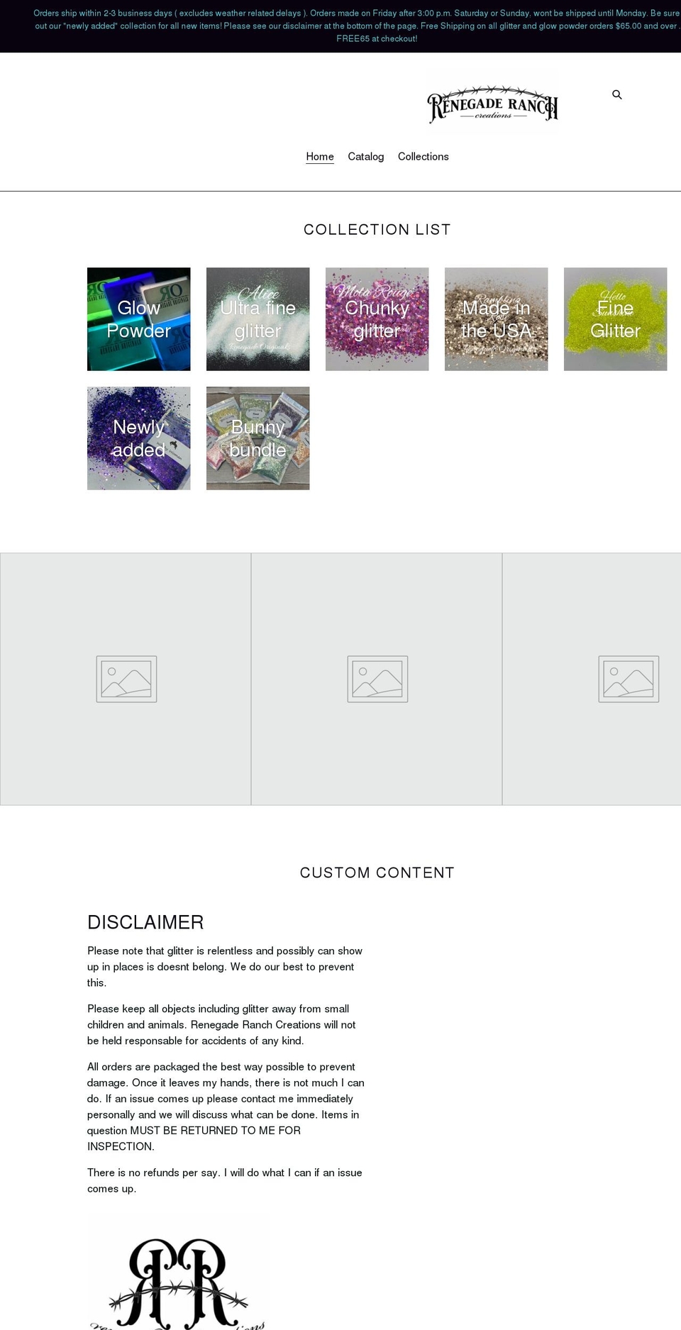 renegade-originals.com shopify website screenshot