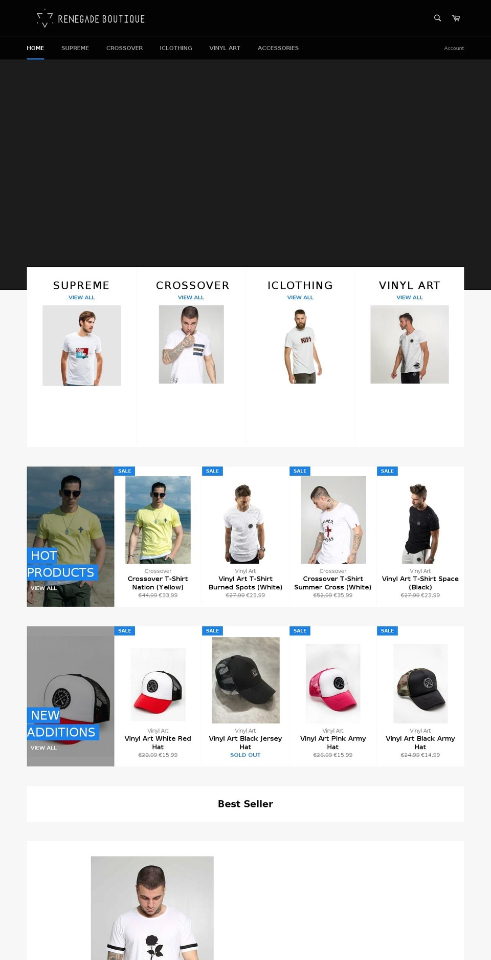 renegadeboutique.com — Shopify storefront screenshot