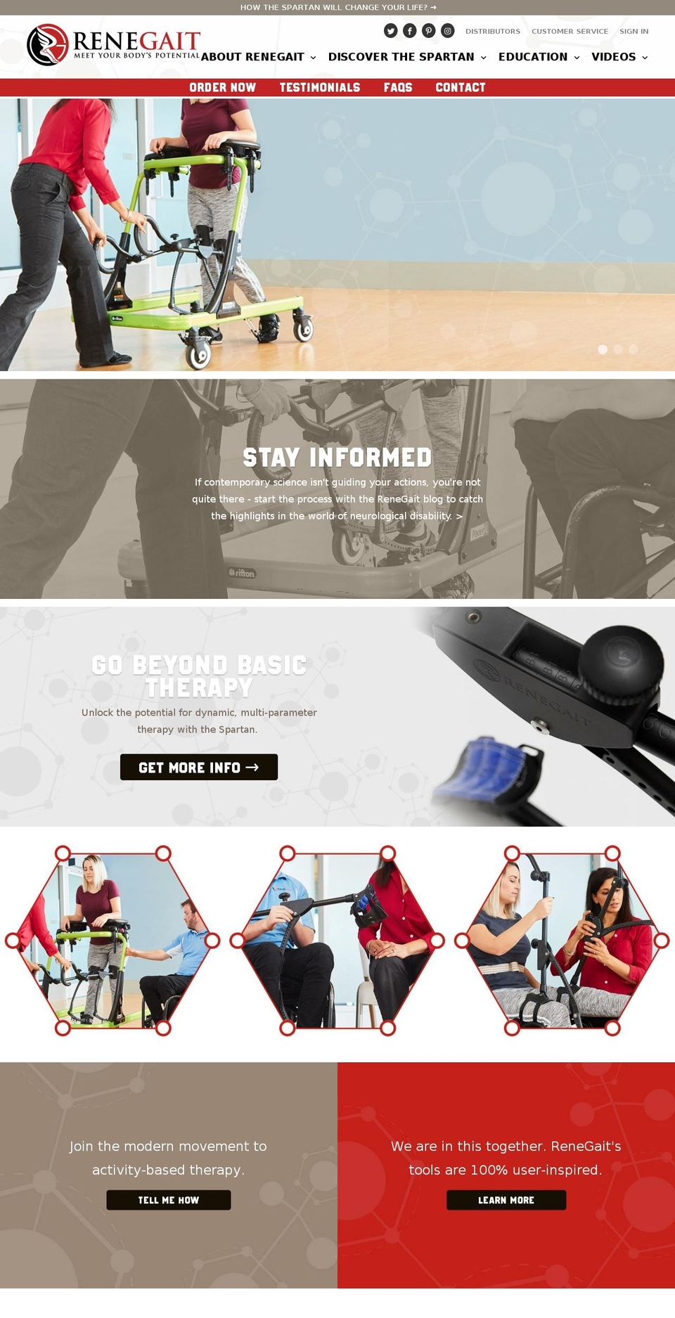 renegait.com — Shopify storefront screenshot