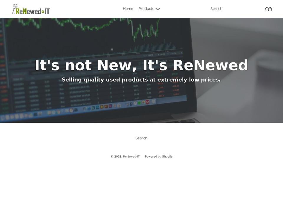 renewed-it.com — Shopify storefront screenshot