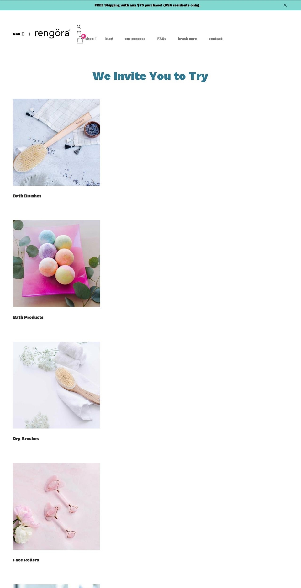rengora.com shopify website screenshot