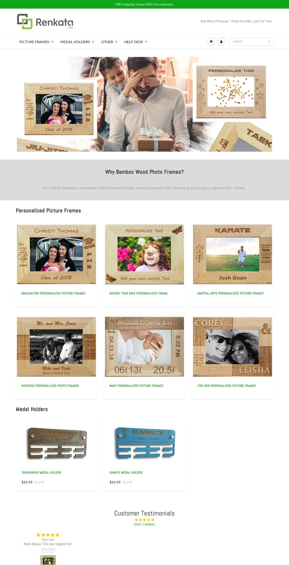 renkata.com shopify website screenshot