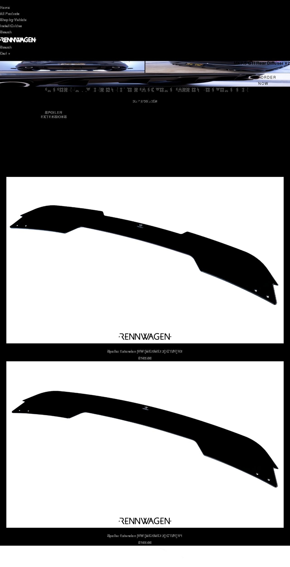 rennwag.com shopify website screenshot