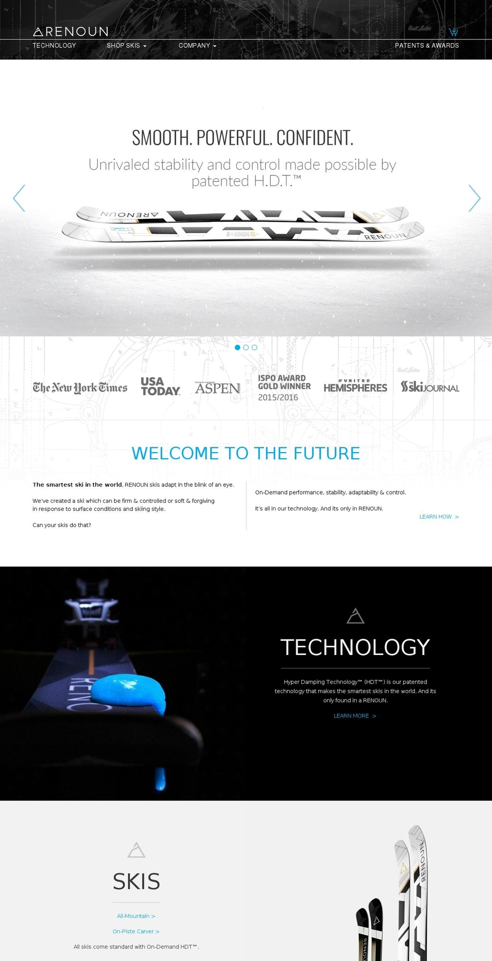 renoun.com shopify website screenshot