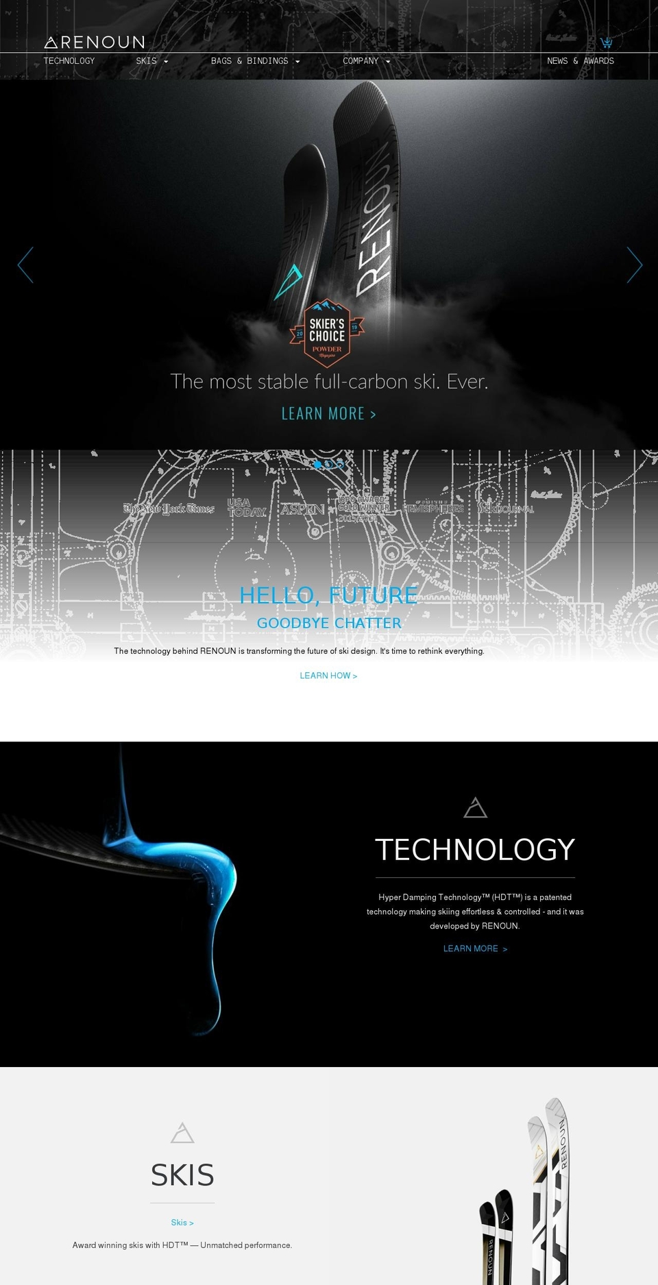 renoun.us shopify website screenshot