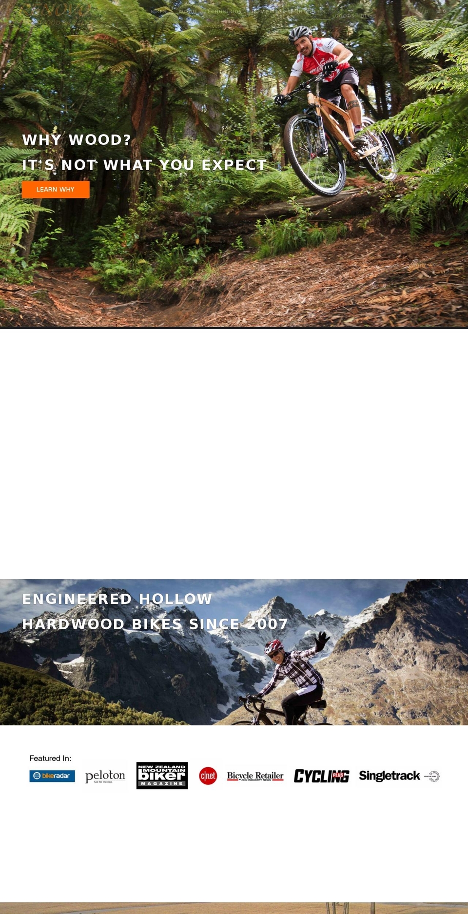 renovobikes.com shopify website screenshot