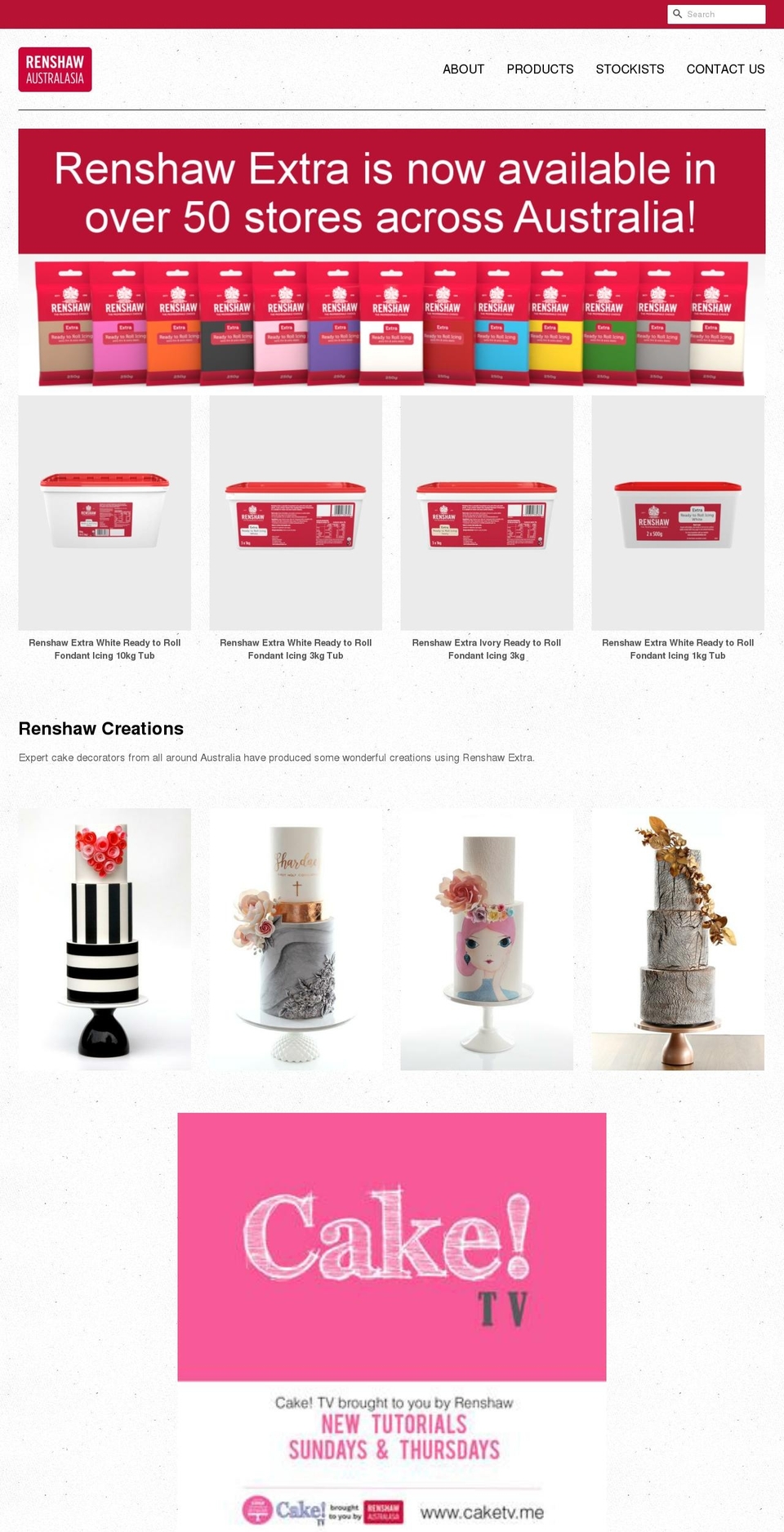 renshawaustralasia.com — Shopify storefront screenshot