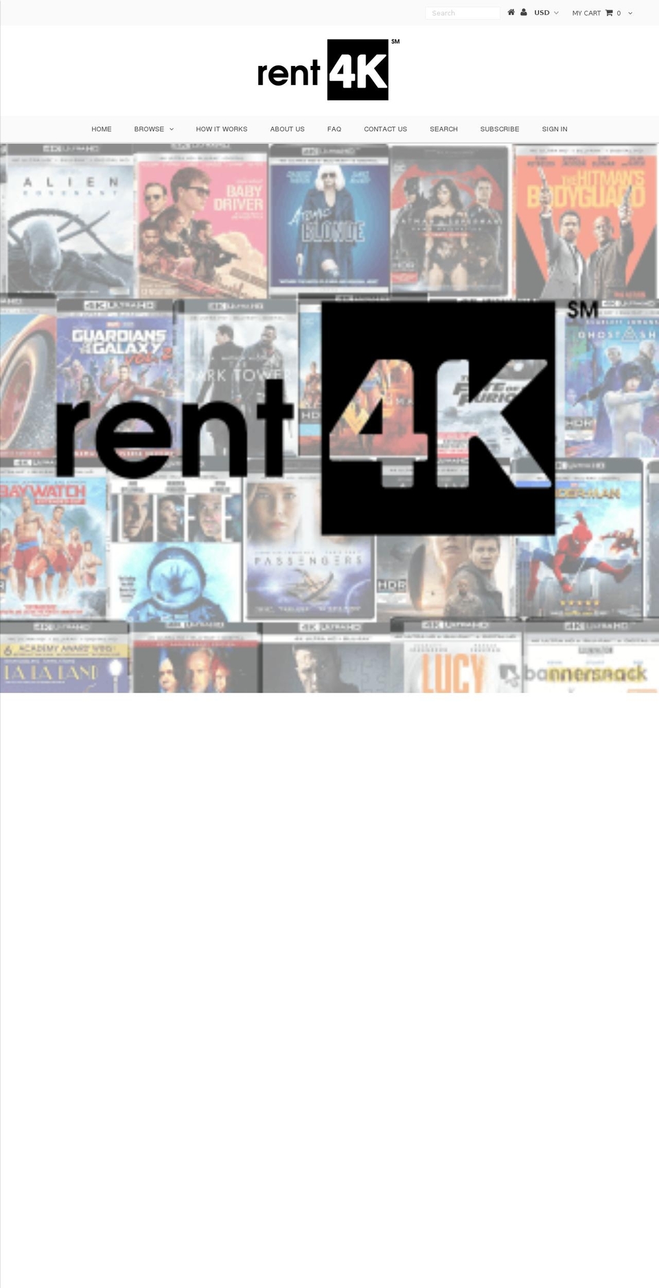 rent4k.com — Shopify storefront screenshot