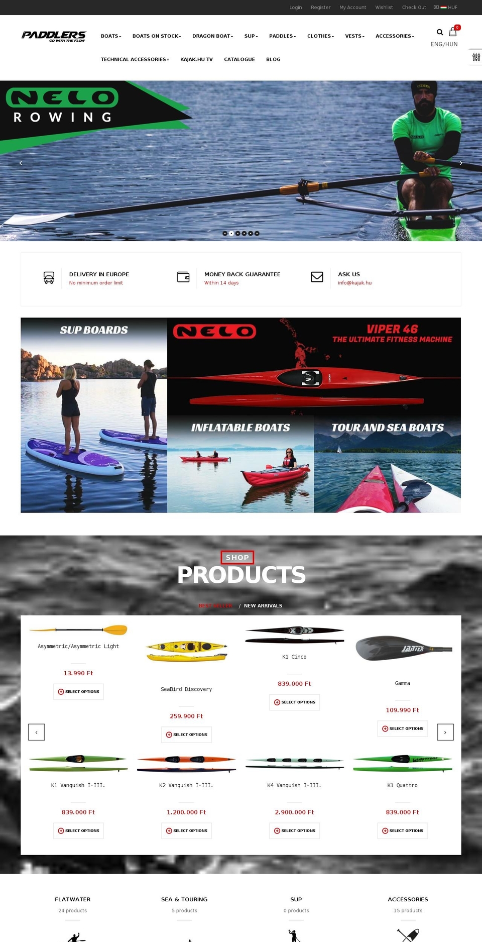 rentadragonboat.com shopify website screenshot