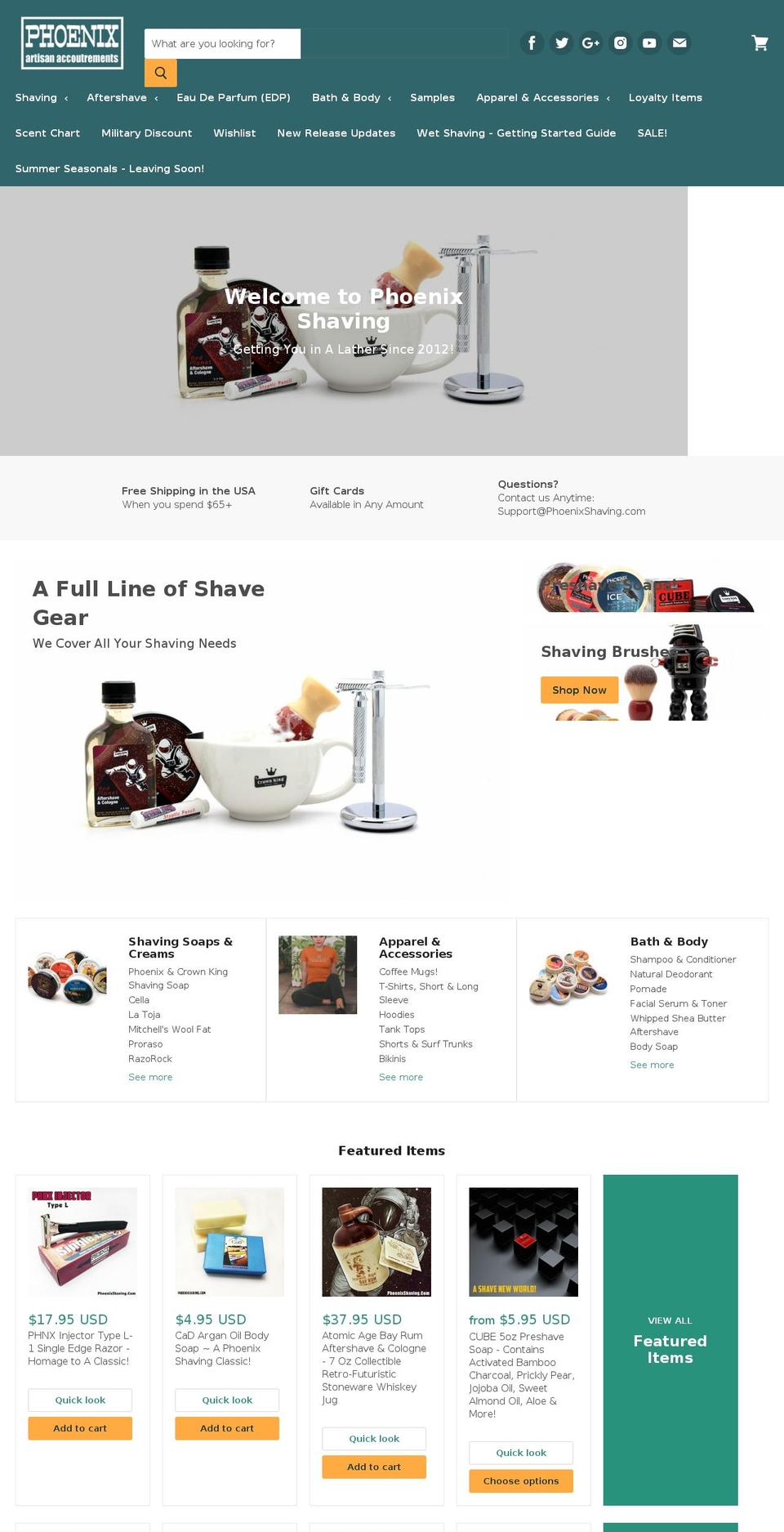 rentarazor.com — Shopify storefront screenshot