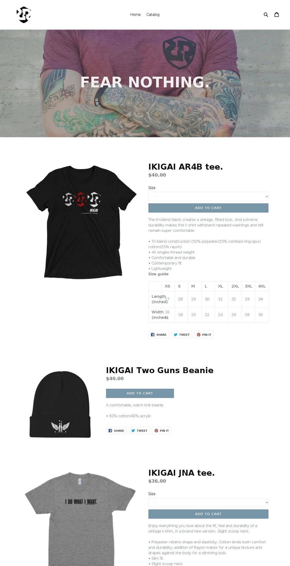 rep-republic.com shopify website screenshot