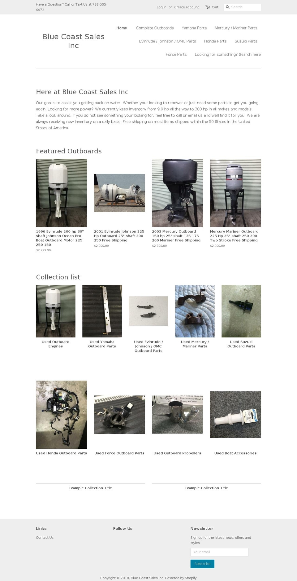 repairoutboard.com — Shopify storefront screenshot