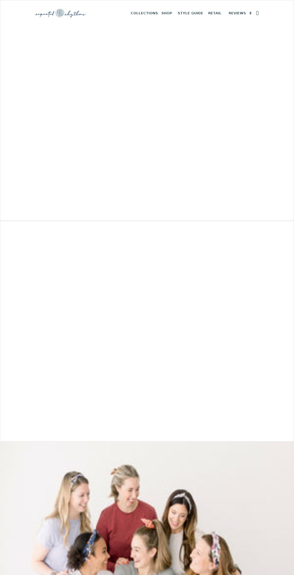 repeatedrhythms.com shopify website screenshot