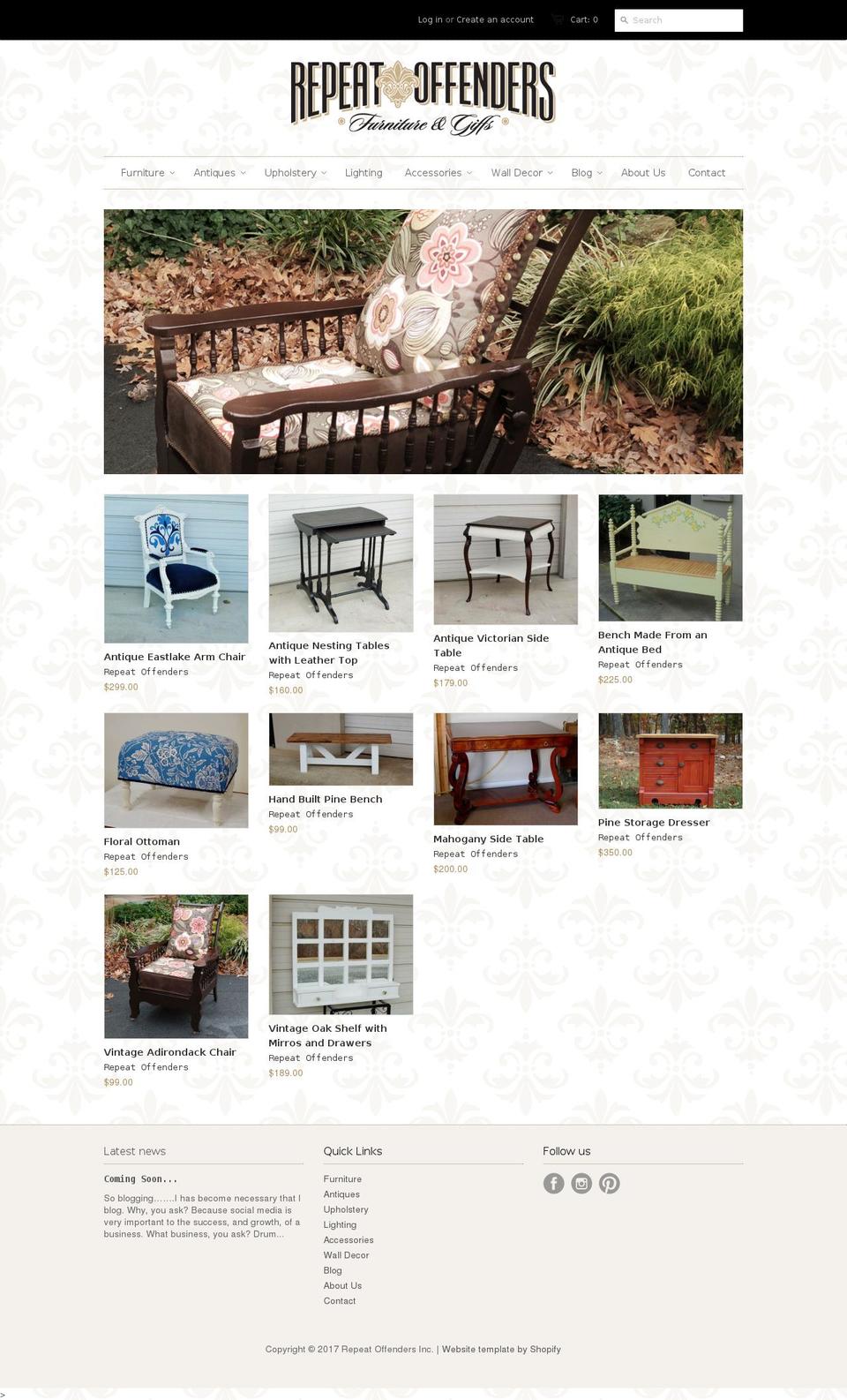 Repeat Offenders Theme Shopify theme site example repeatoffendersgifts.com