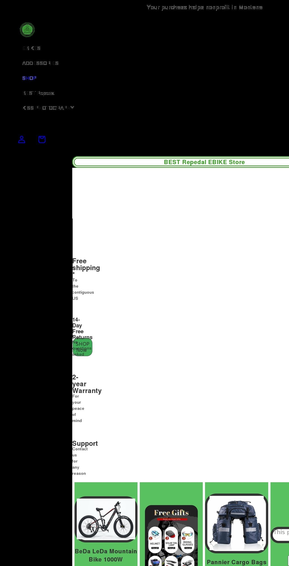 repedal.org shopify website screenshot