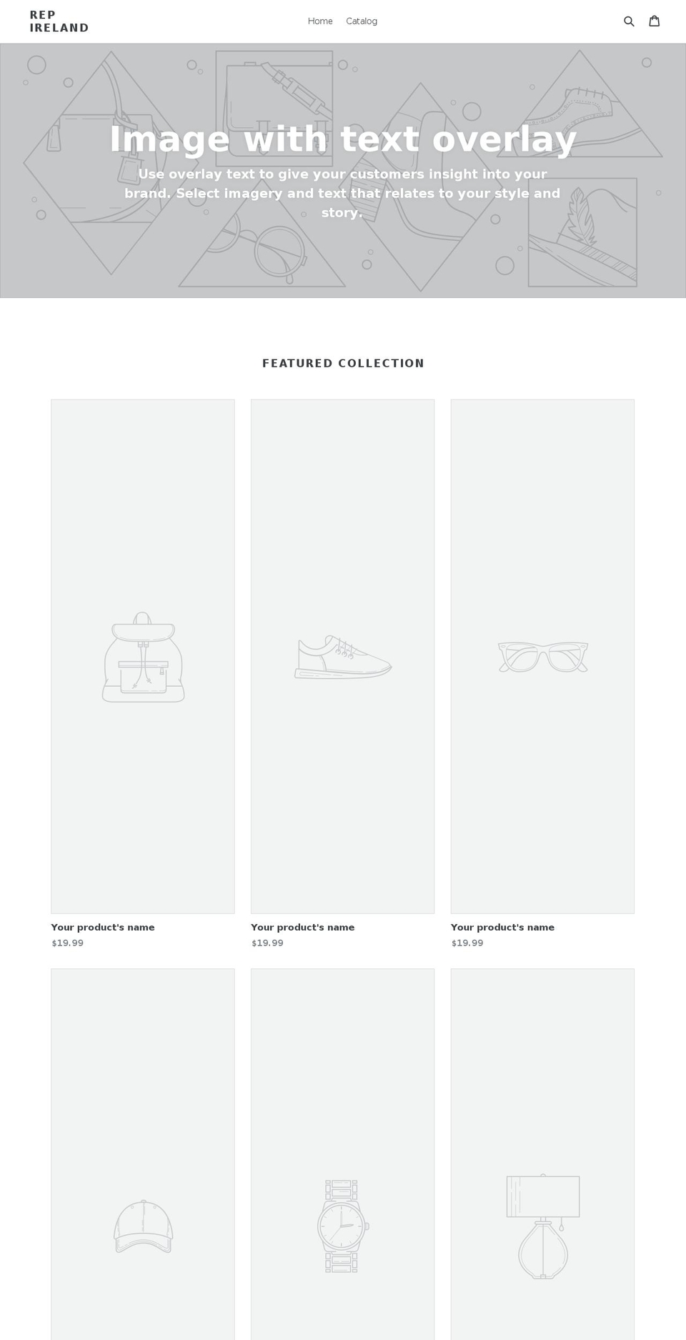 repireland.com shopify website screenshot