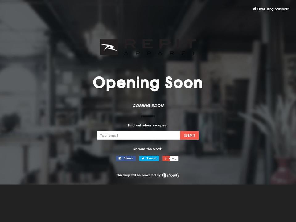 repitapparel.com shopify website screenshot