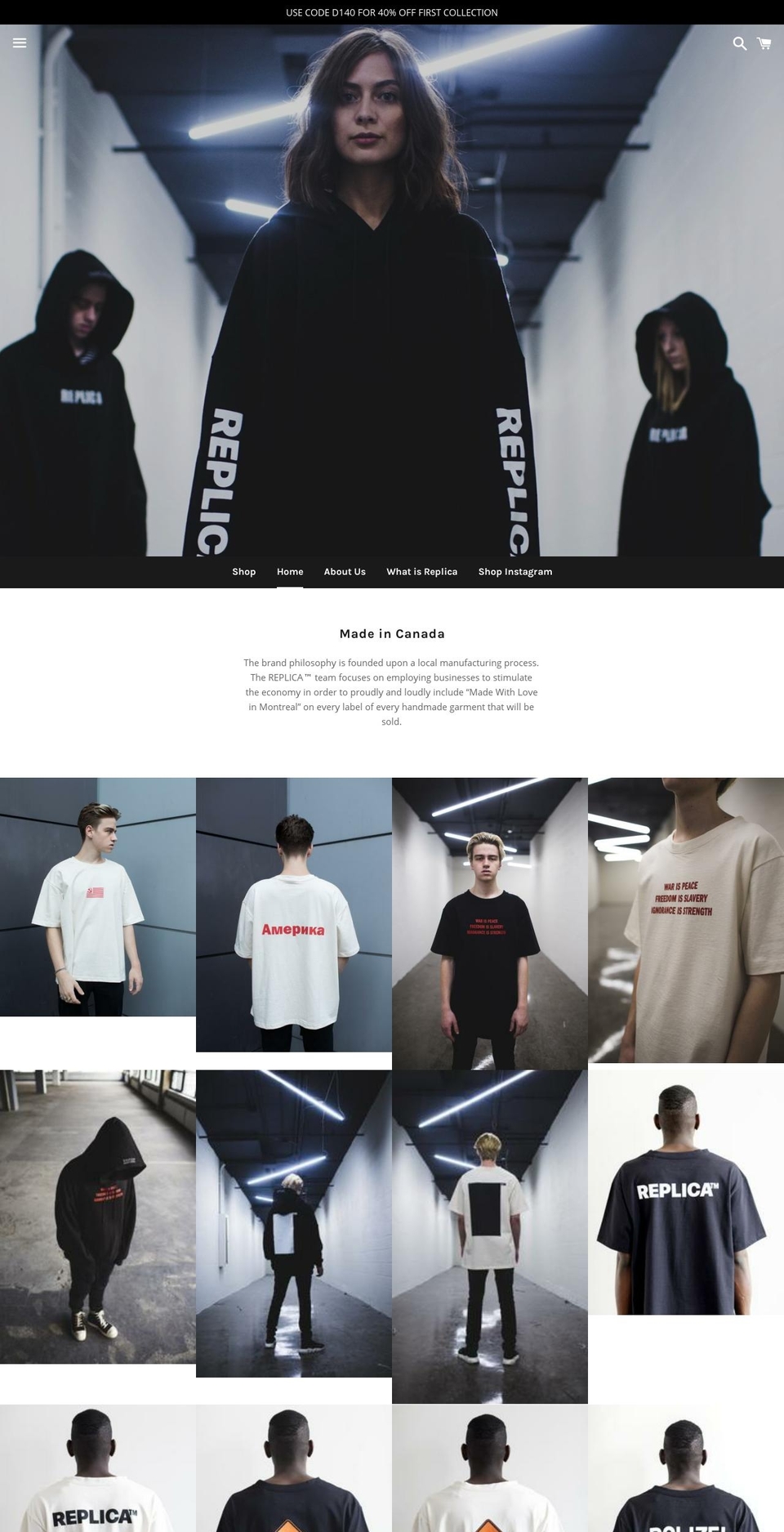 replicatm.com — Shopify storefront screenshot