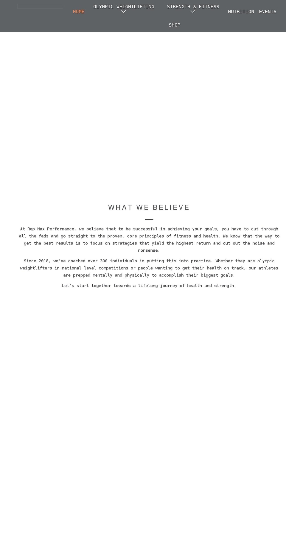 repmaxperformance.com — Shopify storefront screenshot
