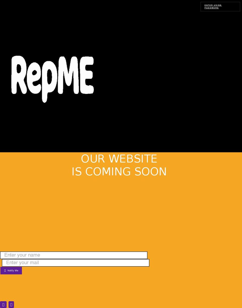repmenow.com shopify website screenshot
