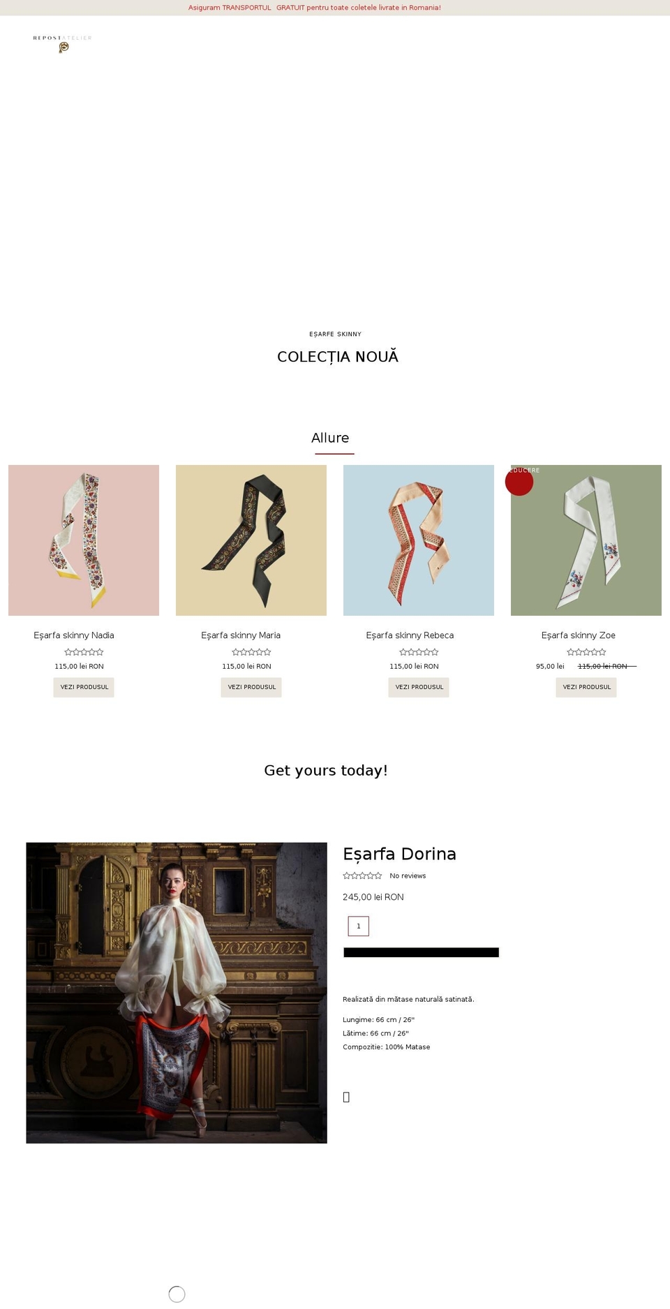 repost-atelier.com shopify website screenshot