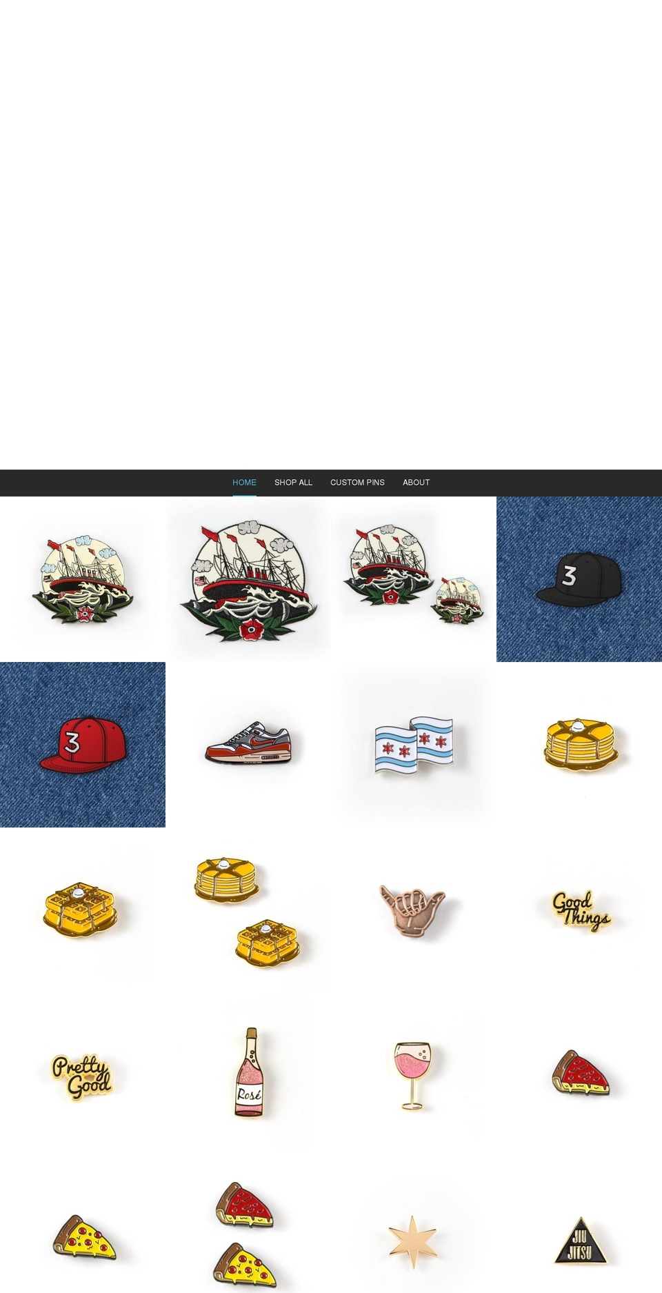 reppinpins.com shopify website screenshot