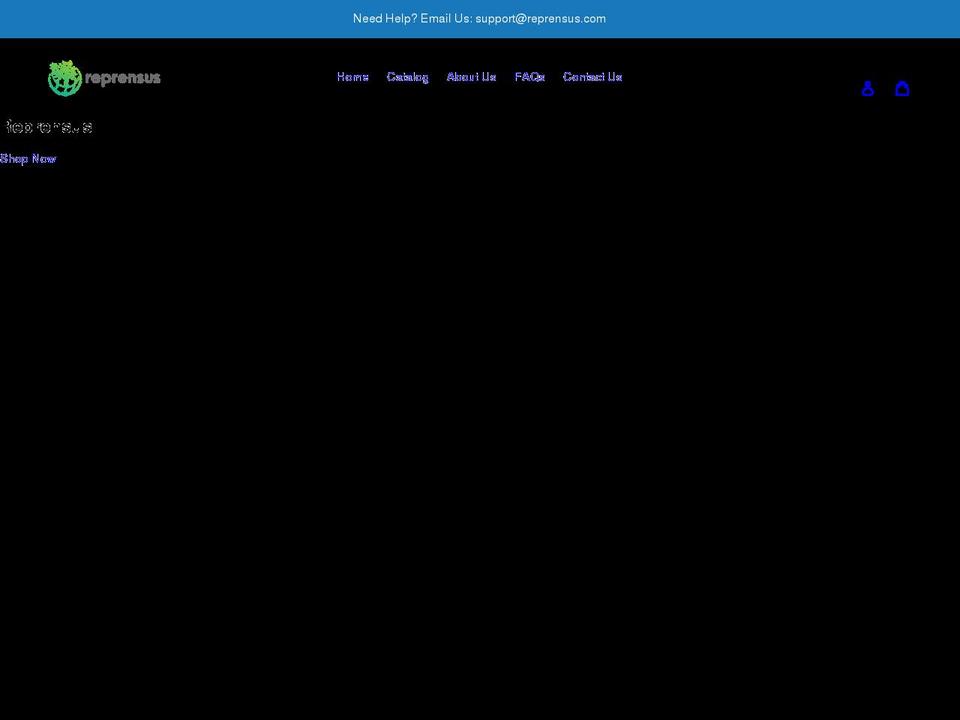 reprensus.com shopify website screenshot