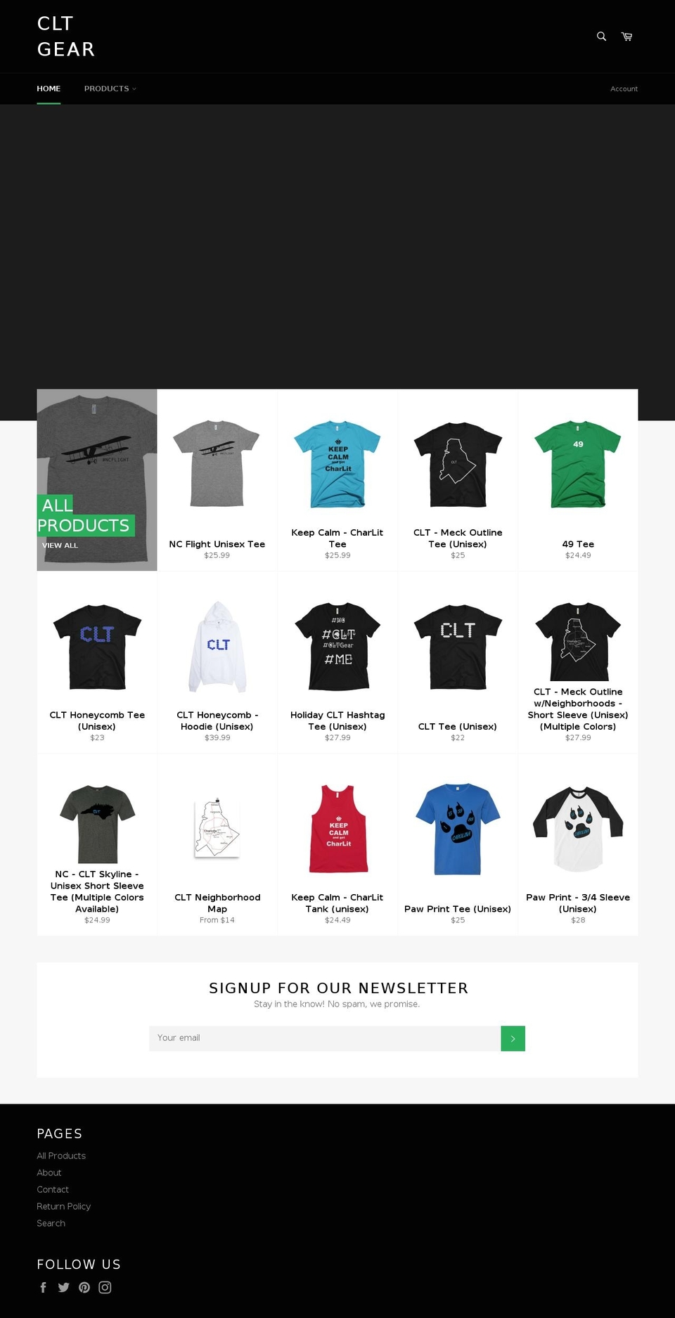 representyourregion.com shopify website screenshot