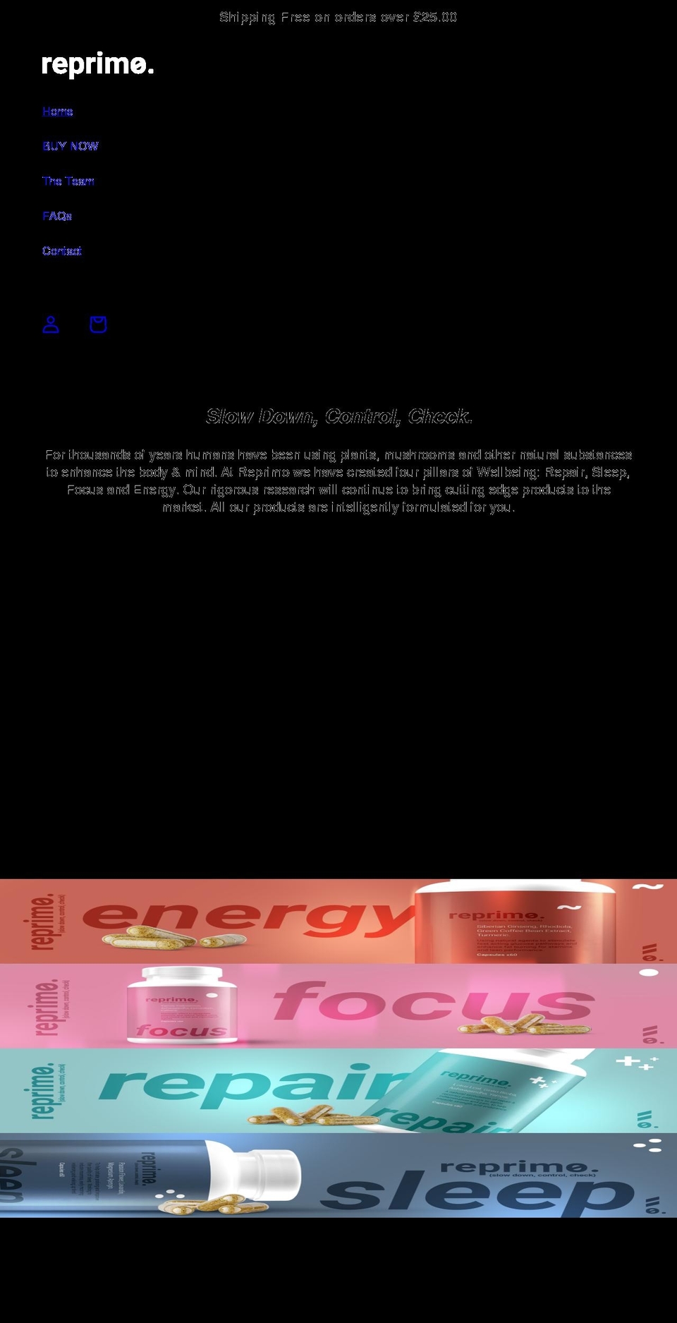 reprimo.com shopify website screenshot