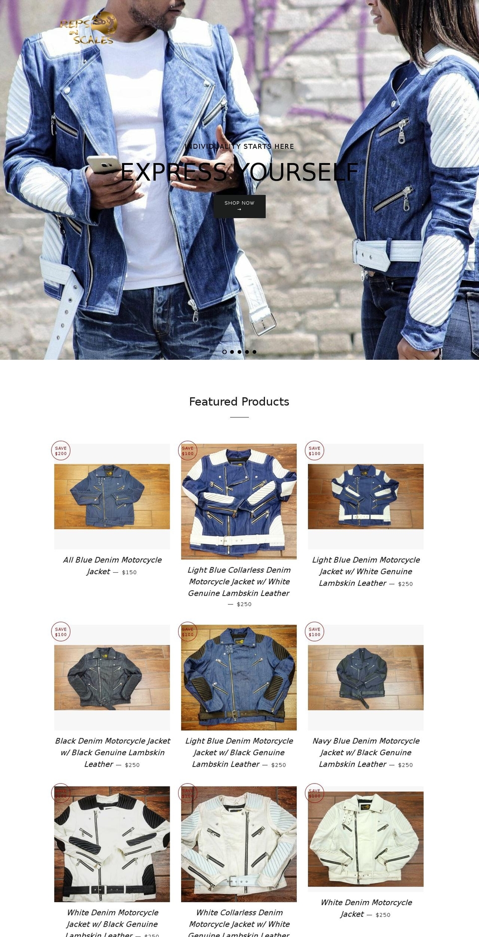 repsandscales.com — Shopify storefront screenshot