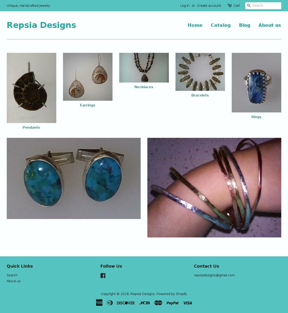 repsia.com shopify website screenshot