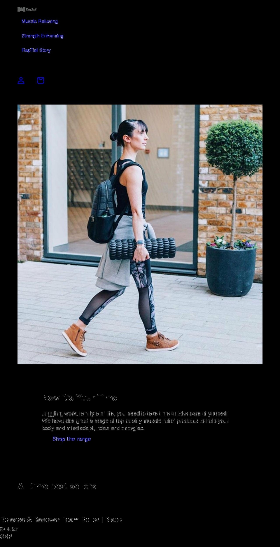 reptail.com shopify website screenshot