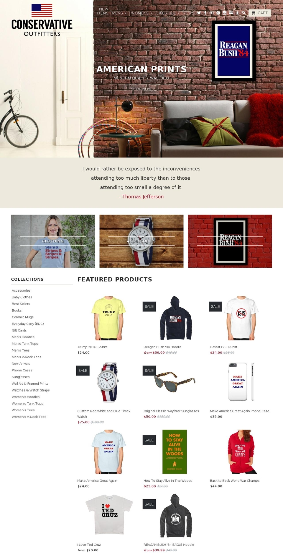 republicanoutfitters.com shopify website screenshot
