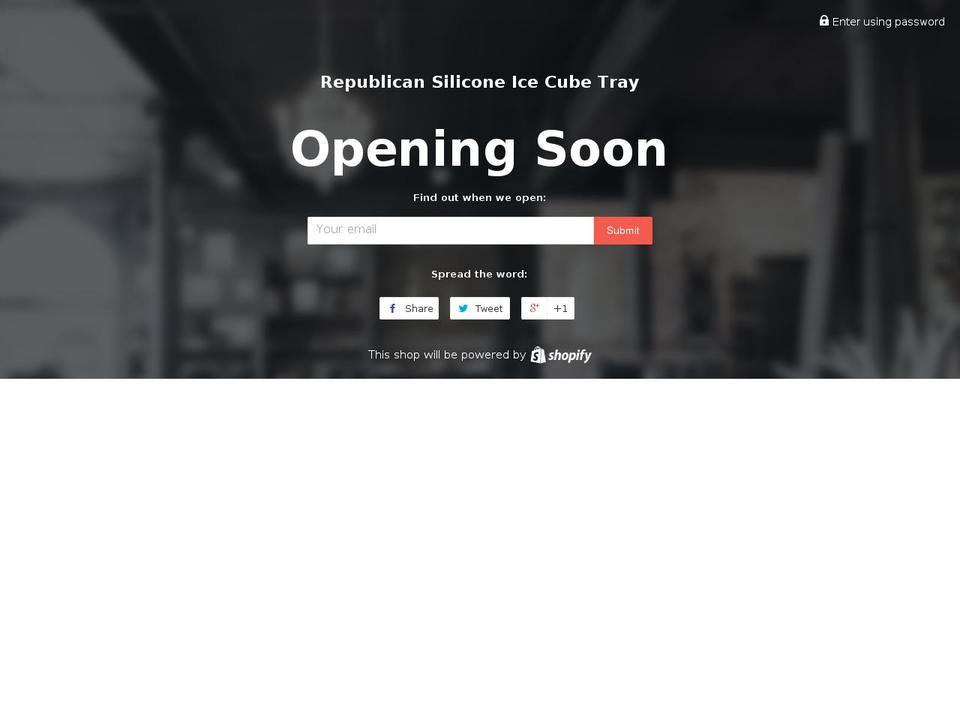 republicantrays.com shopify website screenshot