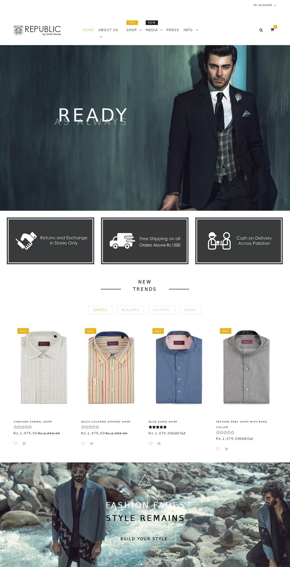 republicbespoke.com shopify website screenshot